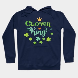 Clover King Saint Patricks Day - Kids, Boys, Young Adults Hoodie